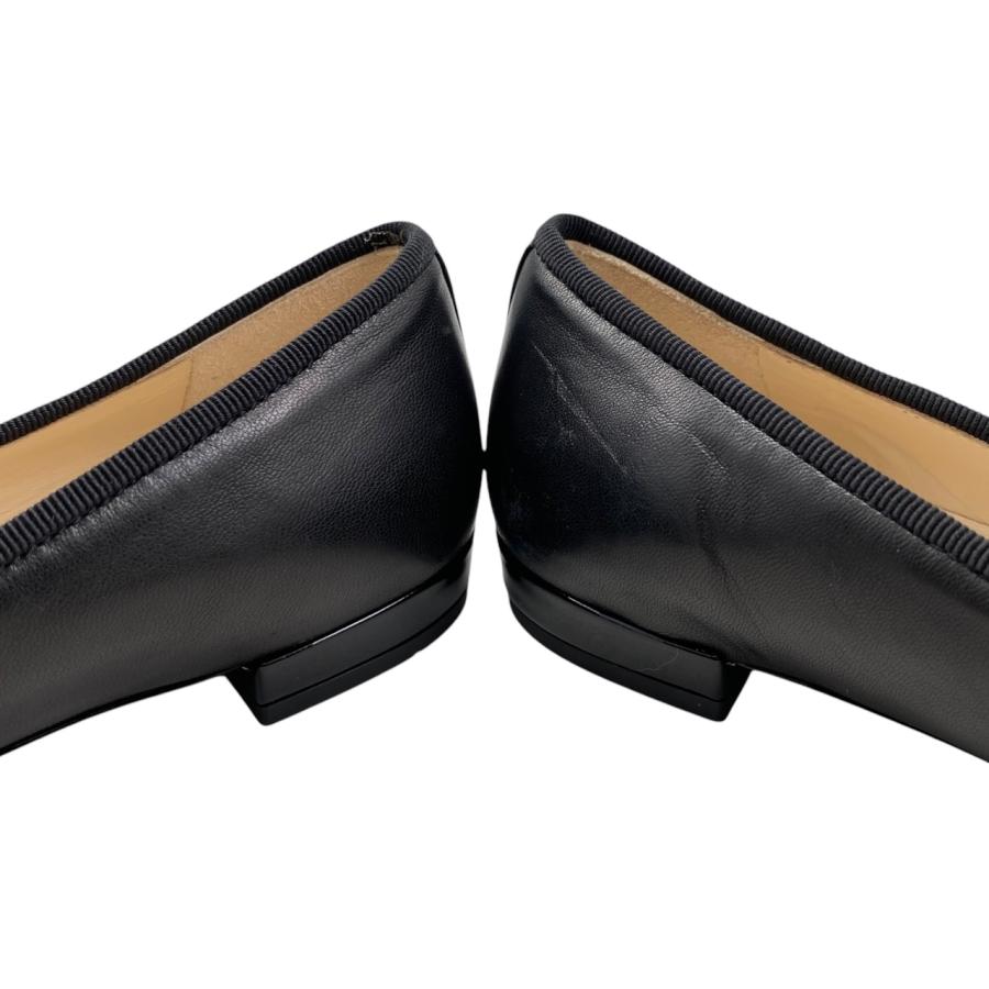 プラダ パンプス バレリーナ フラットシューズ　リボン　ロゴ金具 楽天市場】美品 PRADA プラダ 1F889D ロゴ金具・リボン付き