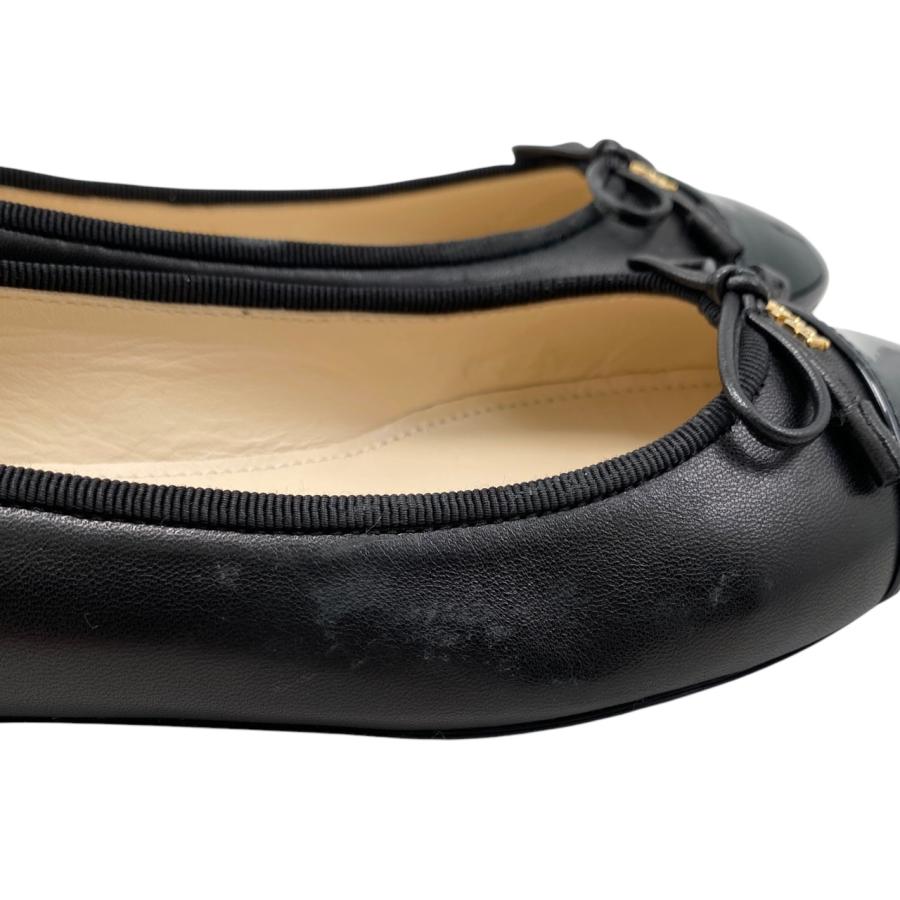 美品 プラダ フラットシューズ パンプス 黒 25cm 38 楽天市場】Prada