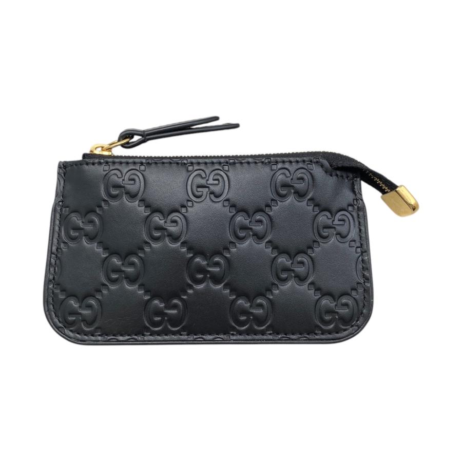 GUCCI（グッチ） コインケース キーリング付き 447964 シマレザー 