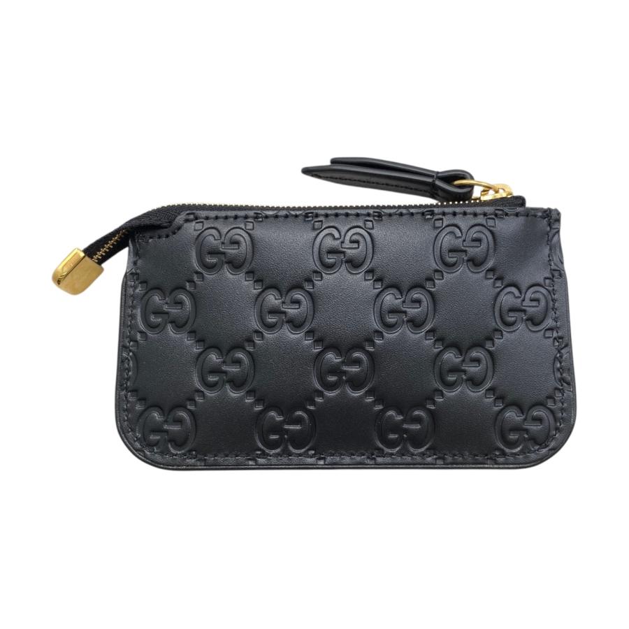 GUCCI（グッチ） コインケース キーリング付き 447964 シマレザー 