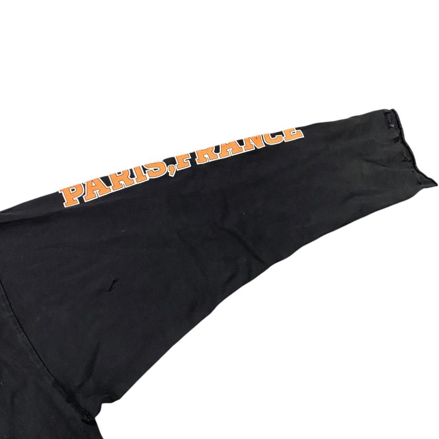 BALENCIAGA（バレンシアガ） 長袖ロングTシャツ ダメージ ロゴ 681046