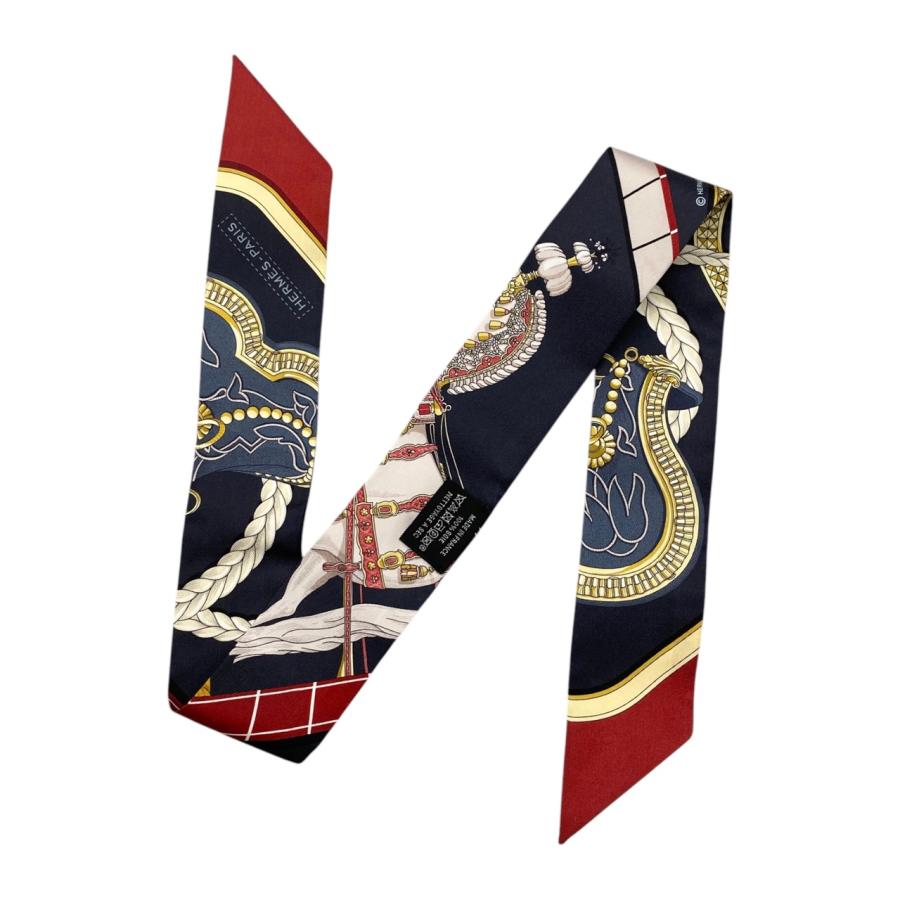 HERMES（エルメス） シルクスカーフ ツイリー グラン・アパラ H061364S