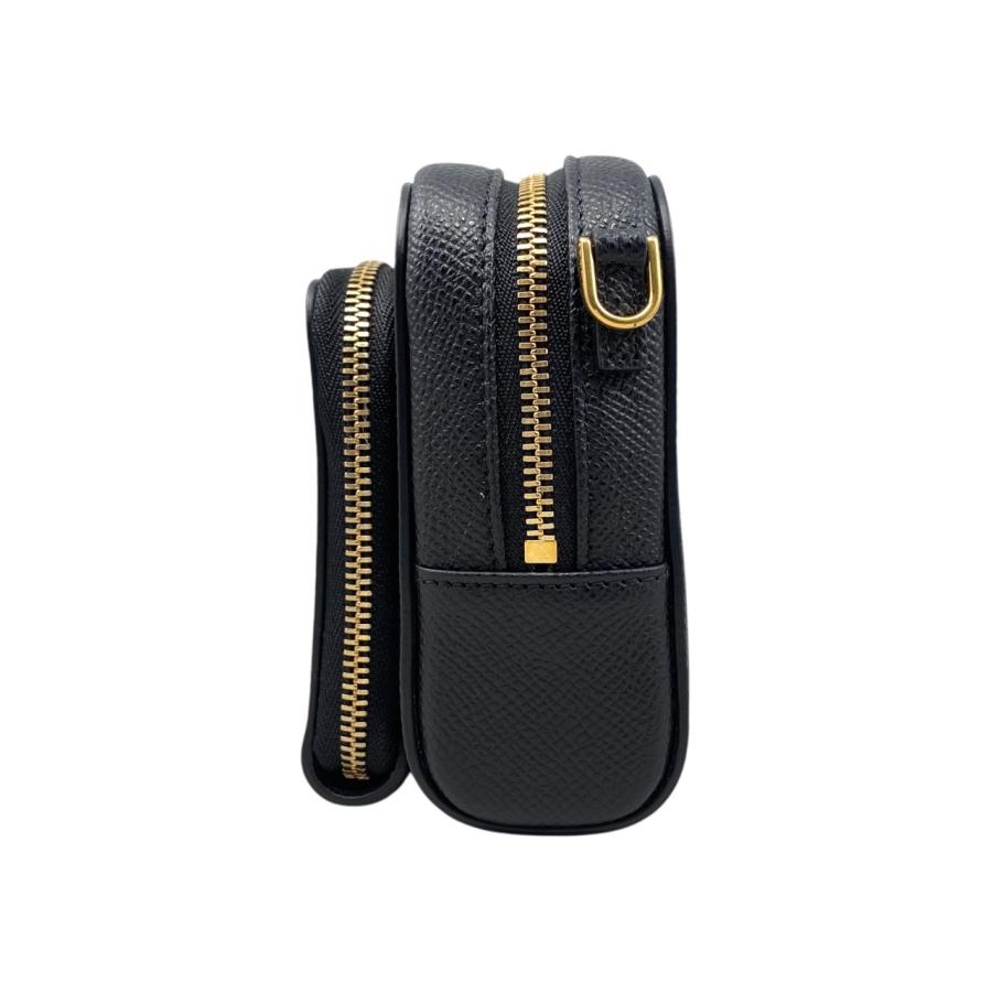 Christian Dior クリスチャンディオール  カロ ダブルポーチ ショルダーバッグ S7431UBAE   カーフスキン ブラック ゴールド金具  2WAY セカンドバッグ クラッチバッグ 【本物保証】 ディオール Dior カロ ダブルポーチ S7431UBAE ショルダーバッグ