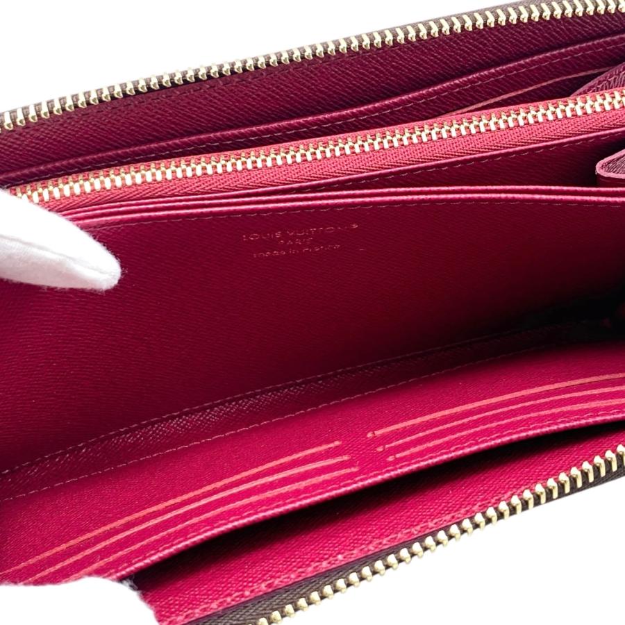 ルイヴィトン モノグラム ジッピーウォレット フューシャ ピンク M41895 ルイヴィトン 財布 モノグラム ジッピーウォレット フューシャ