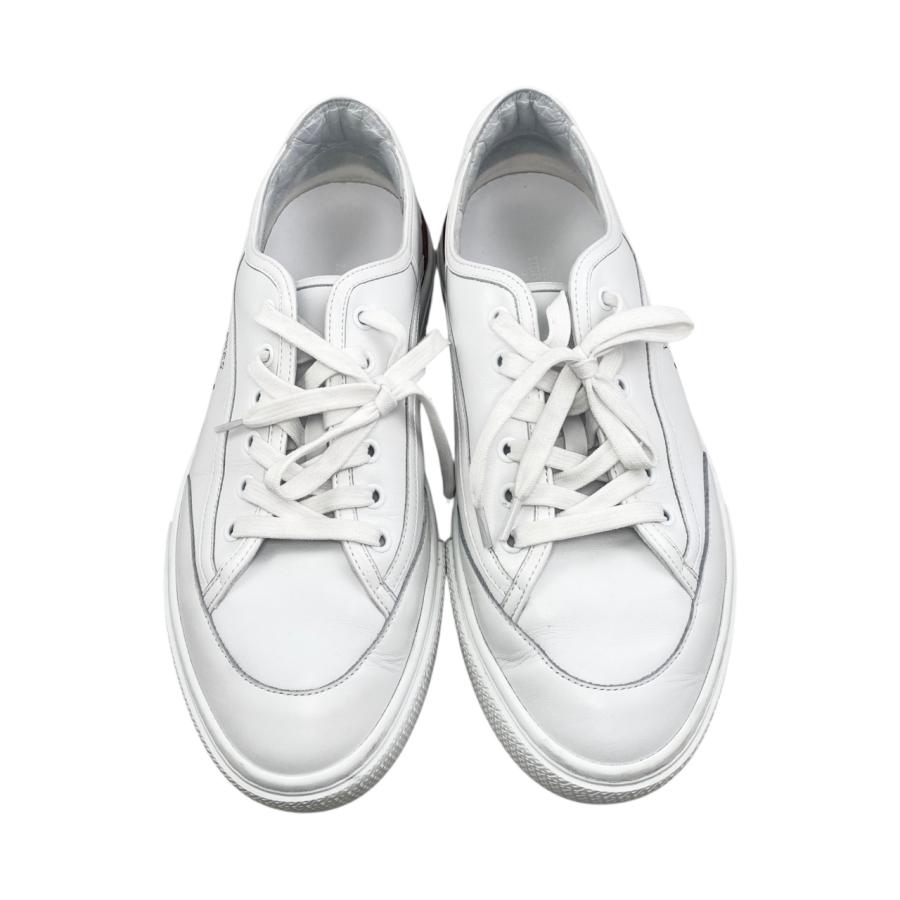 スニーカーゲット36.5トワルアッシュカーフレザーコットンキャンバスホワイト HERMES（エルメス） スニーカー ゲット H231725ZH90420 42サイズ