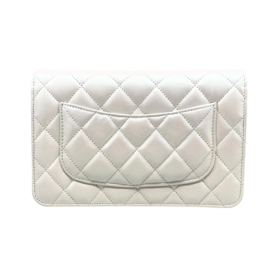 CHANEL ラムレザー　リボン　ウォレット CHANEL シャネル ショルダーバッグ リボン チェーンウォレット