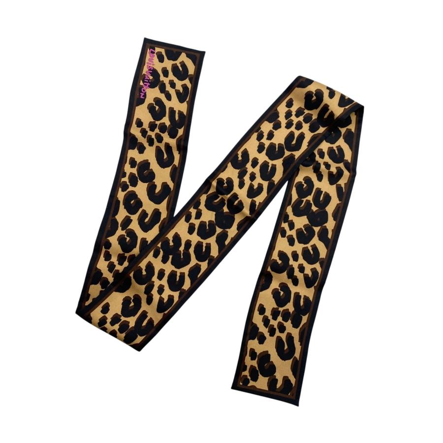 LOUIS VUITTON（ルイ・ヴィトン） シルクスカーフ バンドー レオパード