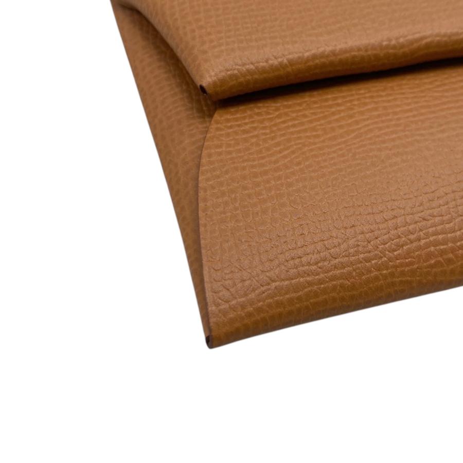 HERMES バスティア　ブラウン エルメス コインケース 小銭入れ レディース バスティア
