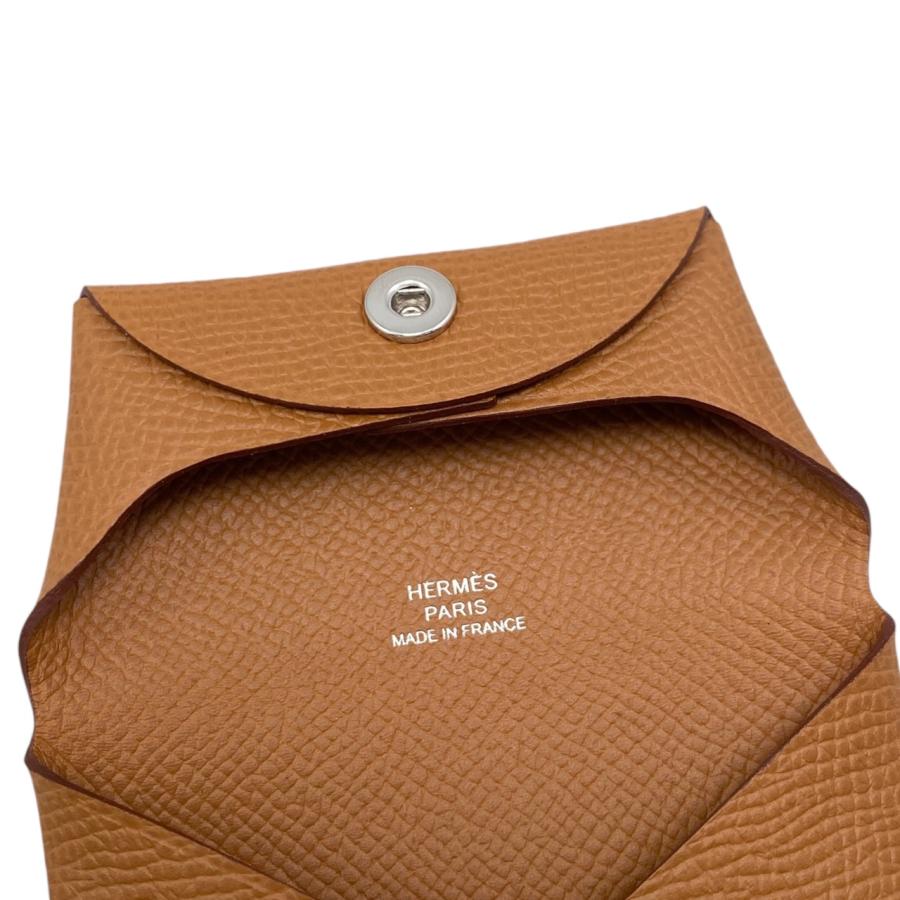 HERMES バスティア　ゴールド　B刻印 未使用 エルメスHERMES バスティア ゴールド コインケース B刻印
