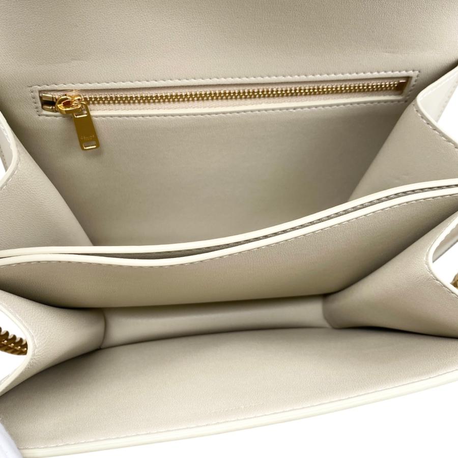 CELINE トリオンフ　チェーン　ベージュ　ミディアム　ガレッジ　ショルダー CELINE セリーヌ ショルダーバッグ ミディアム カレッジバッグ