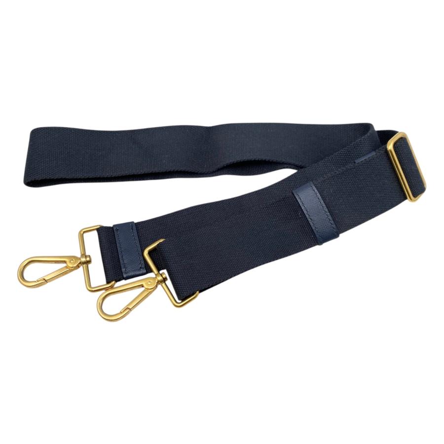 PRADA（プラダ） トートバッグ カナパ 1BG642 キャンバス ロゴ デニム
