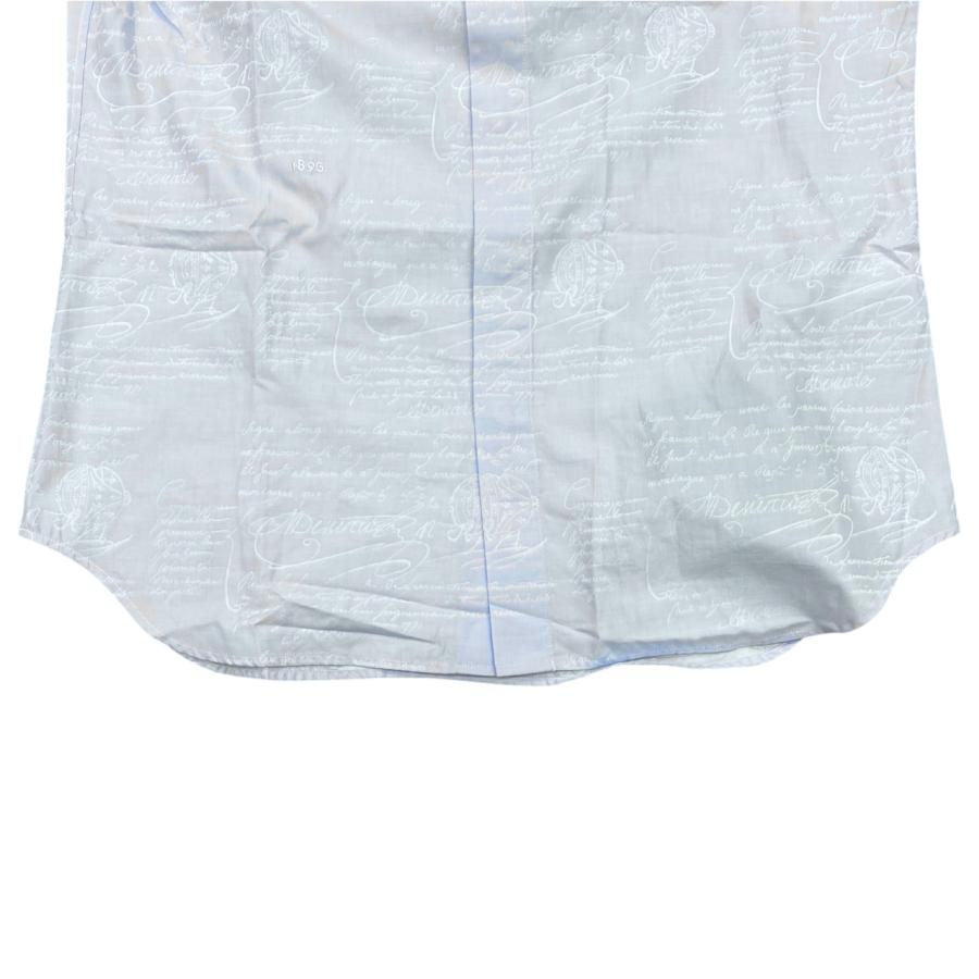 ベルルッティ BERLUTI カリグラフィー 長袖シャツ ホワイト 38 BERLUTI - 美品 ベルルッティ Berluti シャツ ロングスリーブ