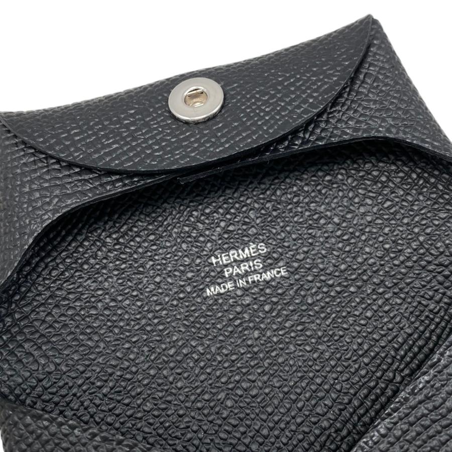 新品 エルメスHERMES バスティア 黒 エプソン コインケース B刻印 エルメス コインケース バスティア ブラック エプソン B刻印
