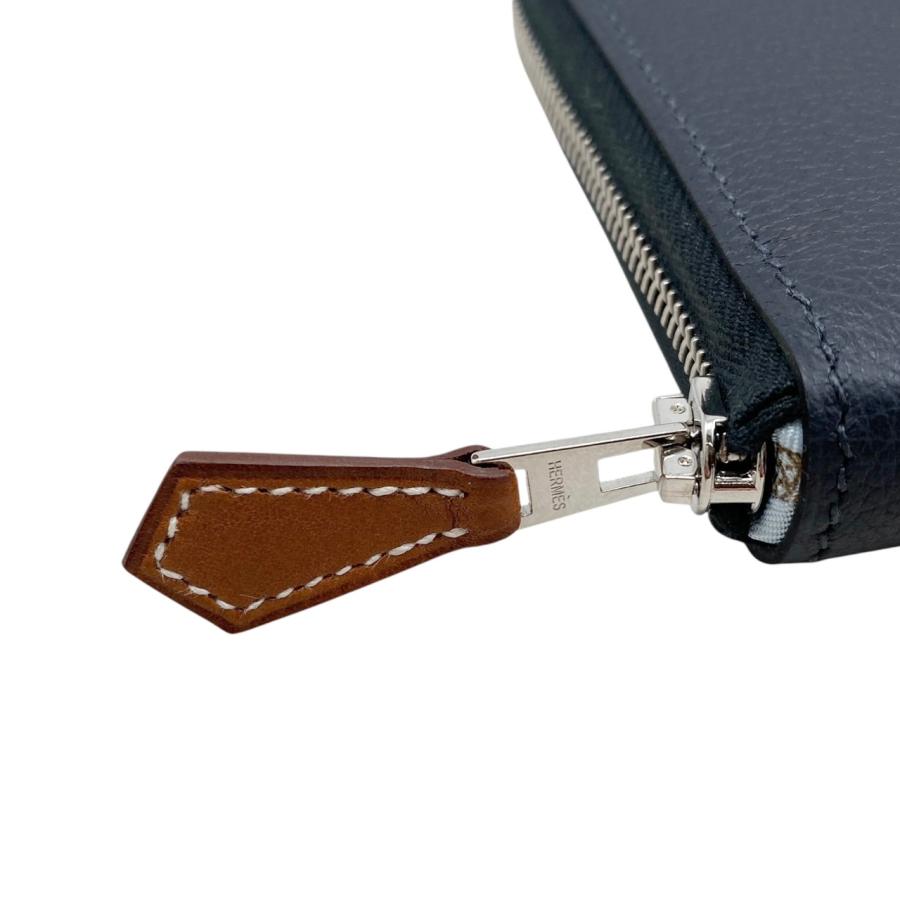 新品同様 激レア HERMES アザップコンパクト オールレザー カードケース HERMES エルメス カードケース コインケース アザップ シルク