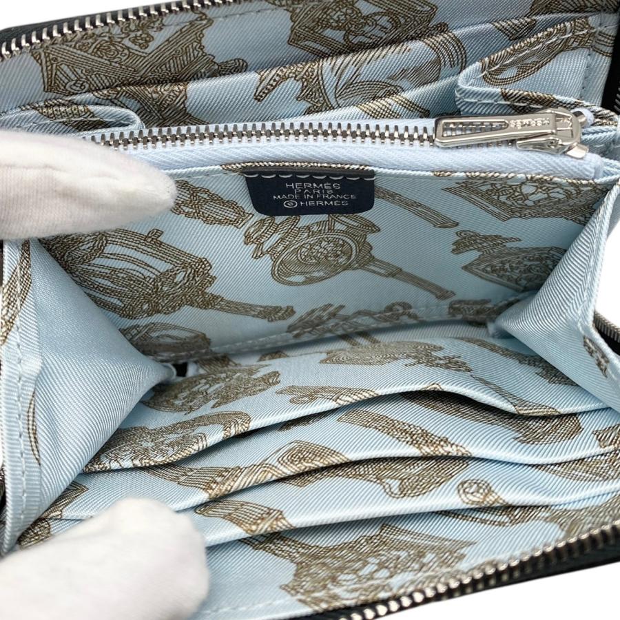 HERMES エルメス カードケース コインケース アザップ シルク