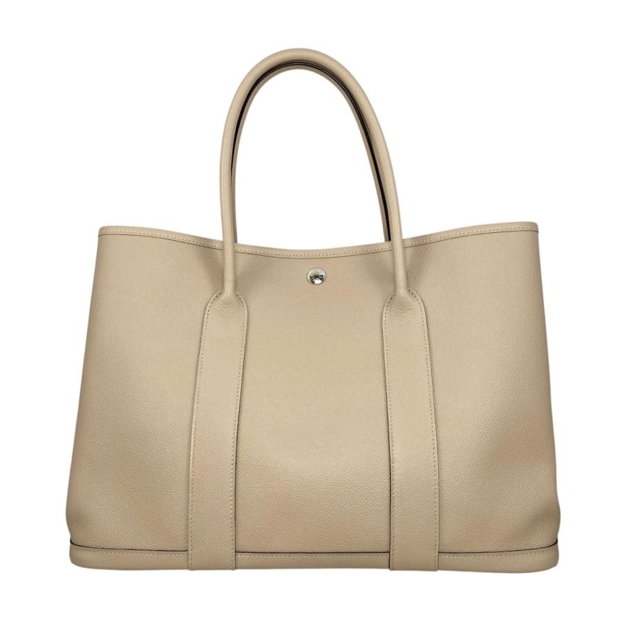 HERMES エルメス ガーデンパーティー PM ／刻印あり エルメス ガーデンパーティー PM ノワール ネゴンダ W刻印