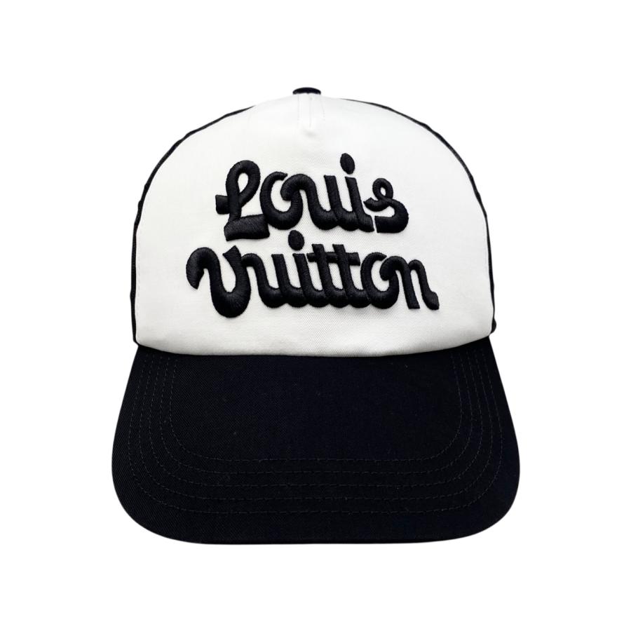 VUITTON 帽子 Louis Vuitton ルイヴィトン 帽子 キャップ レザーキャップ 中古