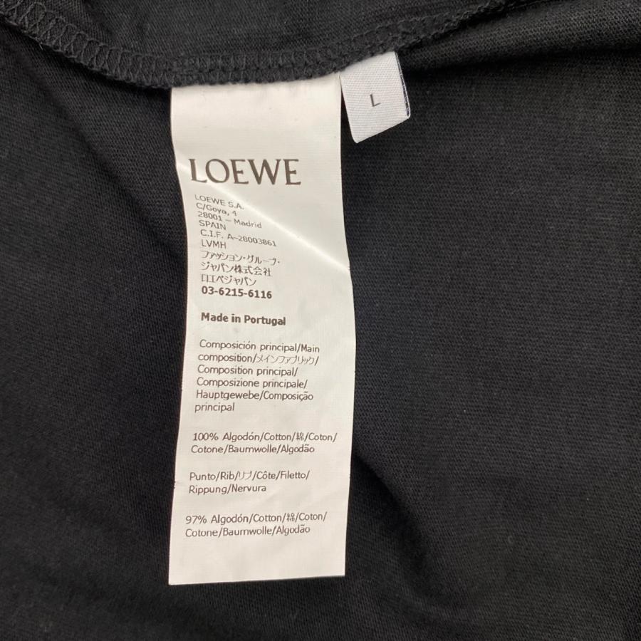 LOEWE ロエベ 半袖Tシャツ アナグラムロゴ 刺繍 S359Y22X58 L