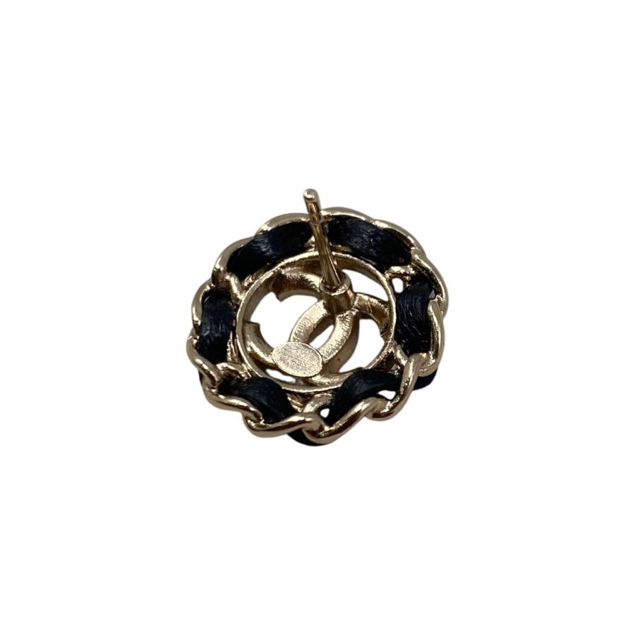 CHANEL シャネル ココマーク ラインストーン ピアス 黒 ブラック 楽天市場】【中古】 CHANEL シャネル ピアス ココマーク ライン
