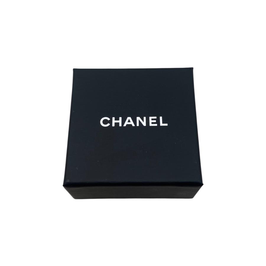 シャネル ピアス ココマーク ラインストーン AB8297-B08169-NI211 ラムスキン メタル サークル ゴールド ブラック CHANELの画像