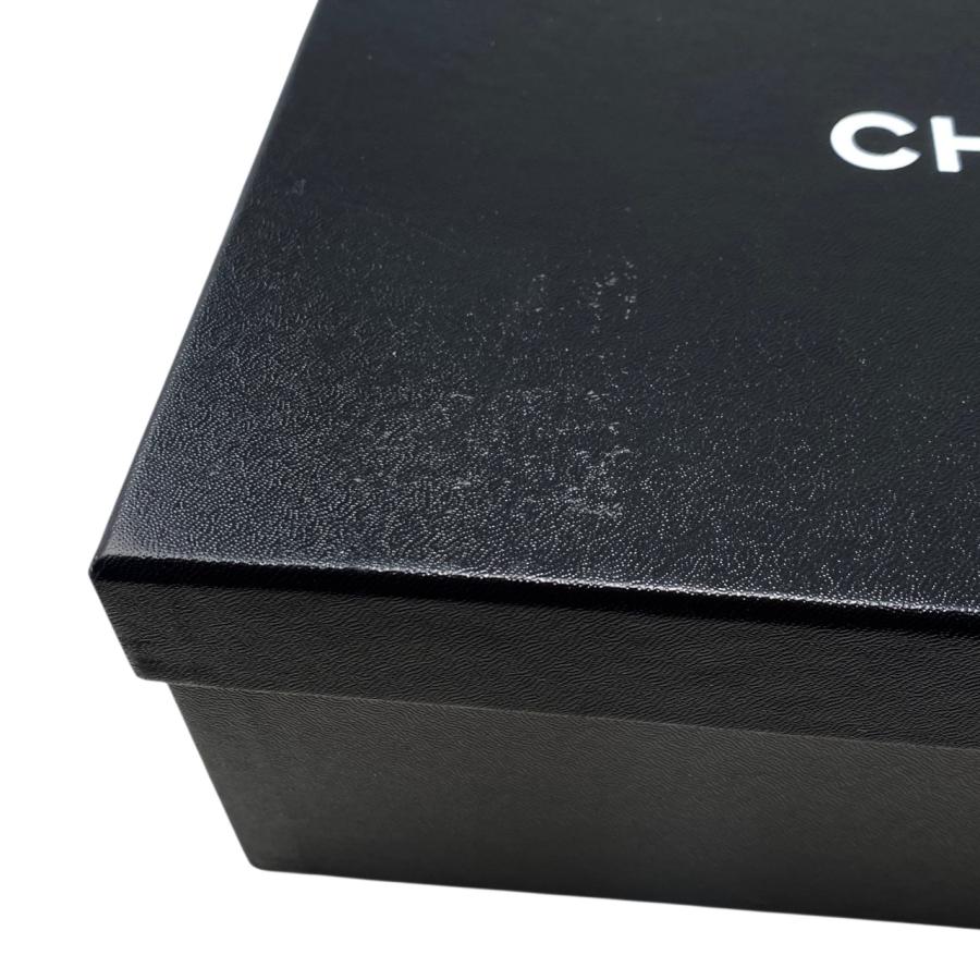 シャネル★美品ミュール。 新作CHANELサンダル ミュール 7.5cm シャネル入手困難☆直営店