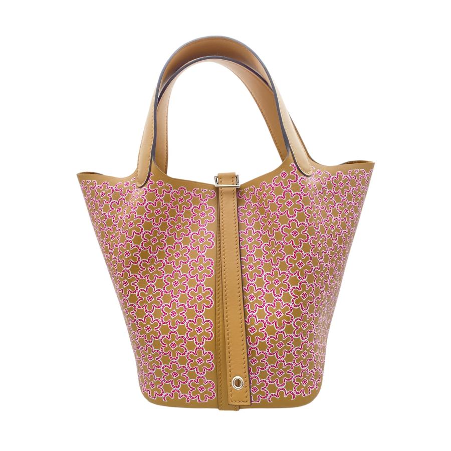 【最高のギフトに /チャイ】HERMES ピコタンロック 18 PM エルメス ピコタンロック18/PM チャイ オーストリッチ ゴールド