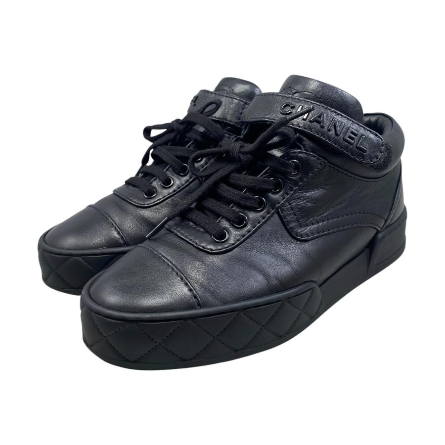CHANEL（シャネル） スニーカー ベルクロ ハイカット G45110 36サイズ