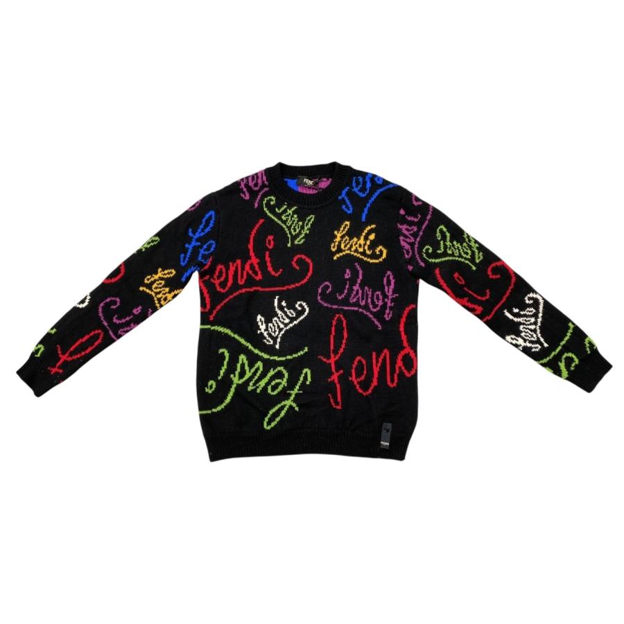 FENDI フェンディ セーター アーティスト オールオーバー ニット