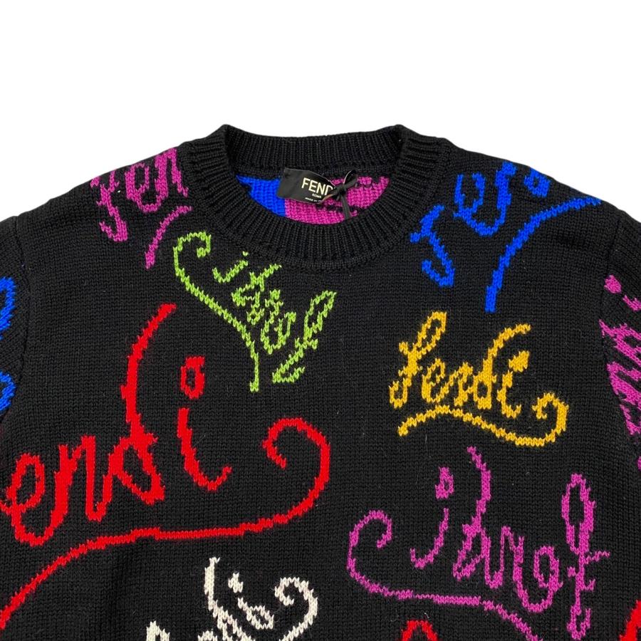 FENDI フェンディ セーター アーティスト オールオーバー ニット