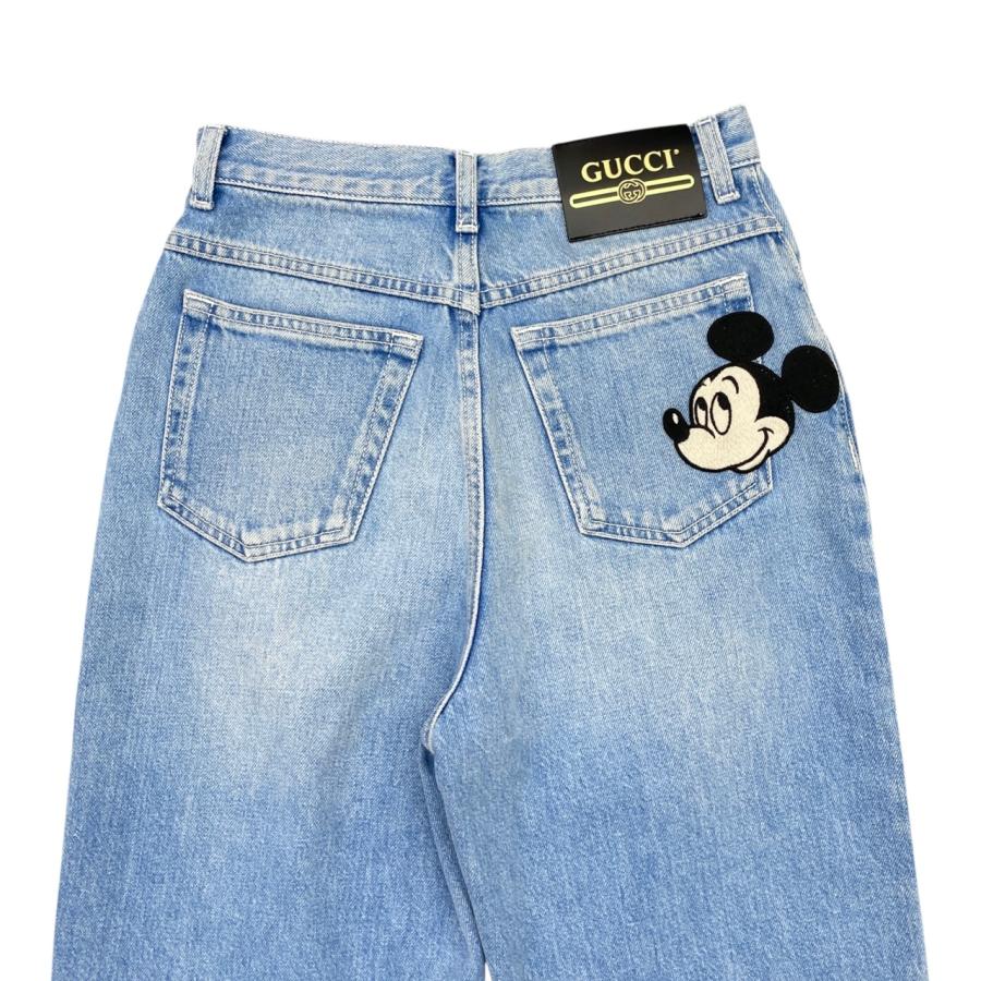 GUCCI グッチ　ライトブルーデニムパンツ　ディズニー GUCCI グッチ×ディズニーコラボ パンツ デニムジーンズ 539790