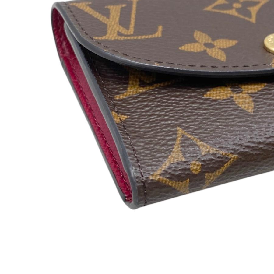 【極美品】ルイヴィトン　ポルトモネロザリ　フューシャ　ケース　カードケース LOUIS VUITTON（ルイ・ヴィトン） カードケース コインケース