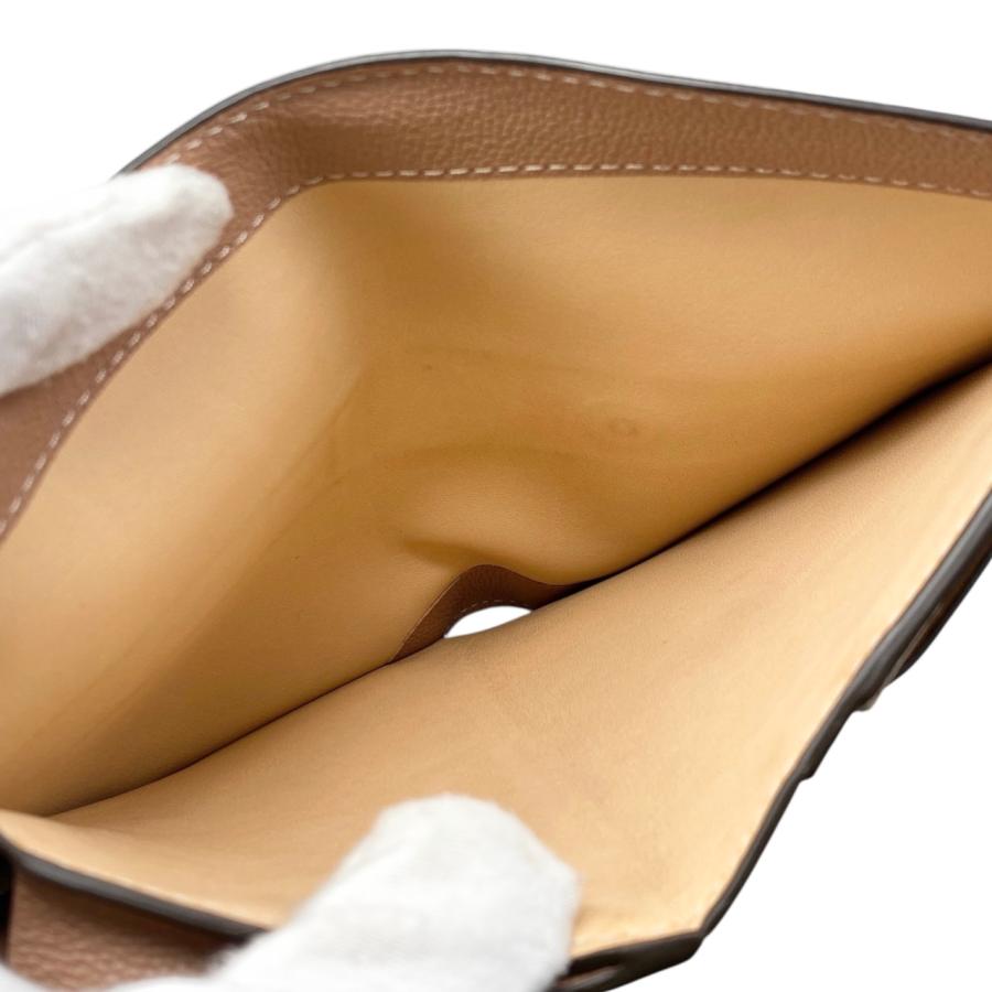 デルボー 財布 ブリヨン ブラウン レザー デルヴォー DELVAUX DELVAUX 二つ折り財布 Brillant ブリヨン
