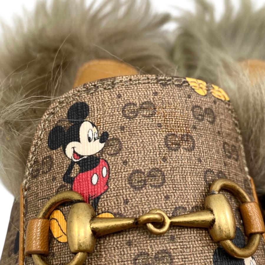 GUCCI GGバックル グッチ プリンスタウン ファー サンダル スリッパ GUCCI GGバックル グッチ プリンスタウン ファー サンダル