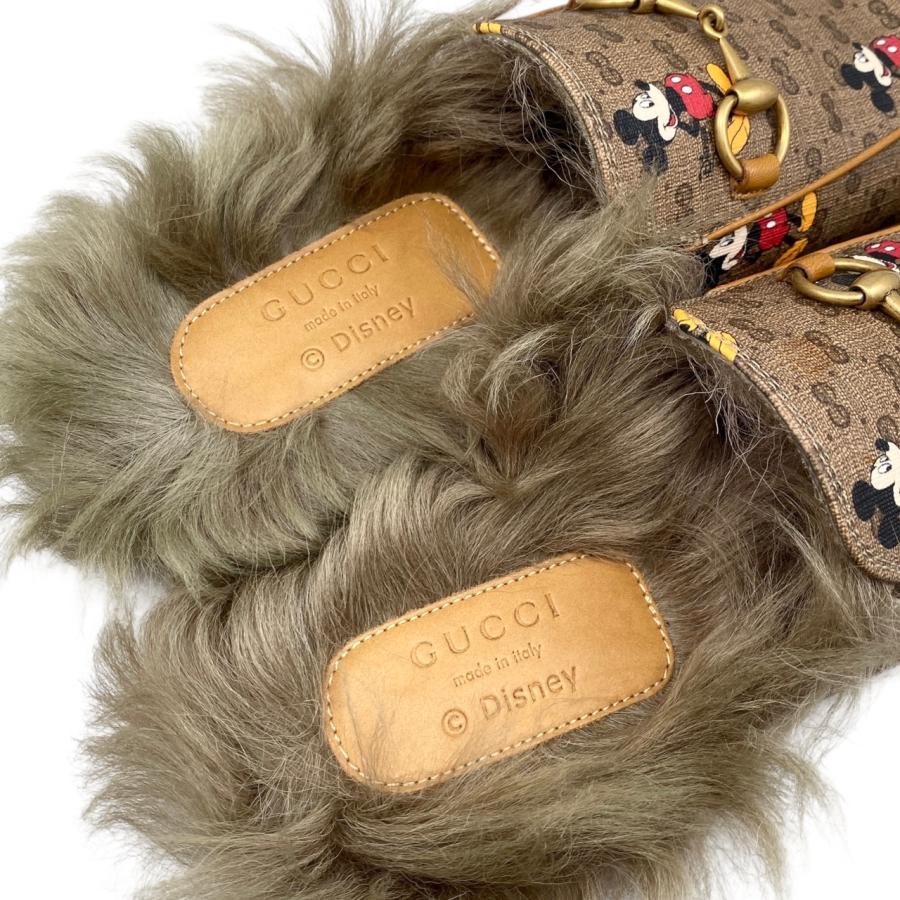 GUCCI グッチ×ディズニーコラボ サンダル プリンスタウン ファー