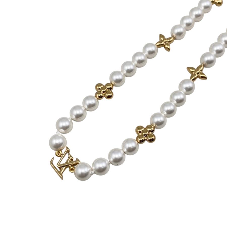 ✨️美品✨️ ルイヴィトン ネックレス V フォー ヴィトン パール レディース LOUIS VUITTON ルイ・ヴィトン Louis Vuitton V フォー ヴィトン
