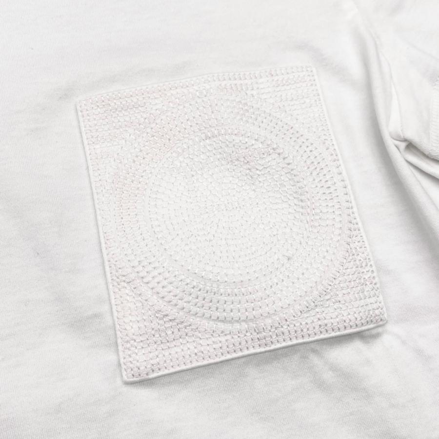 HERMES（エルメス） 半袖Tシャツ Hロゴ刺繍ポケット 3E4620DL 36サイズ