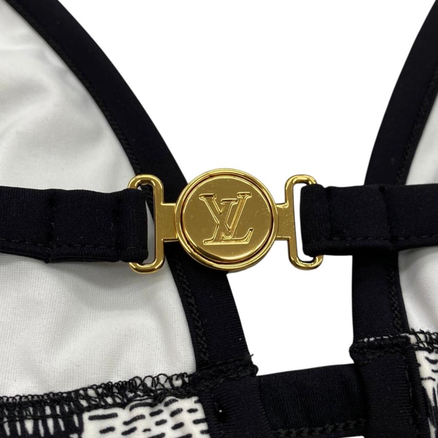 ヴィトン　ダミエ　水着　ビキニ LOUIS VUITTON ルイヴィトン 水着 ダミエ総柄 スイムウェア