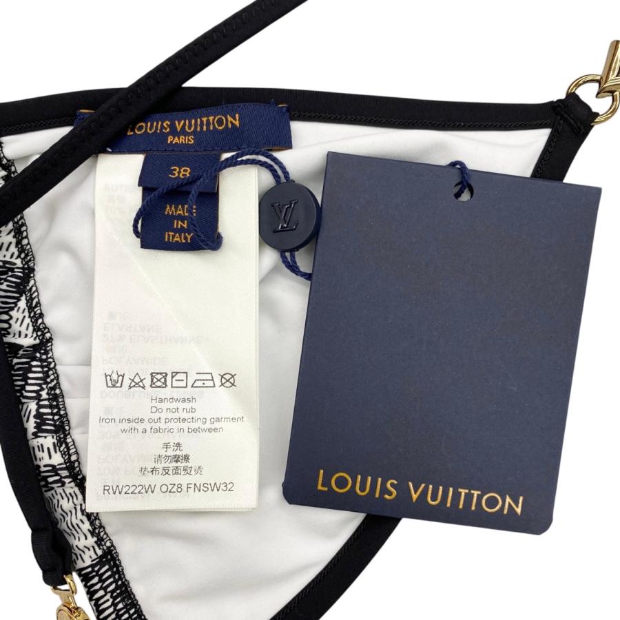 LOUIS VUITTON ルイヴィトン 水着 ダミエ総柄 スイムウェア