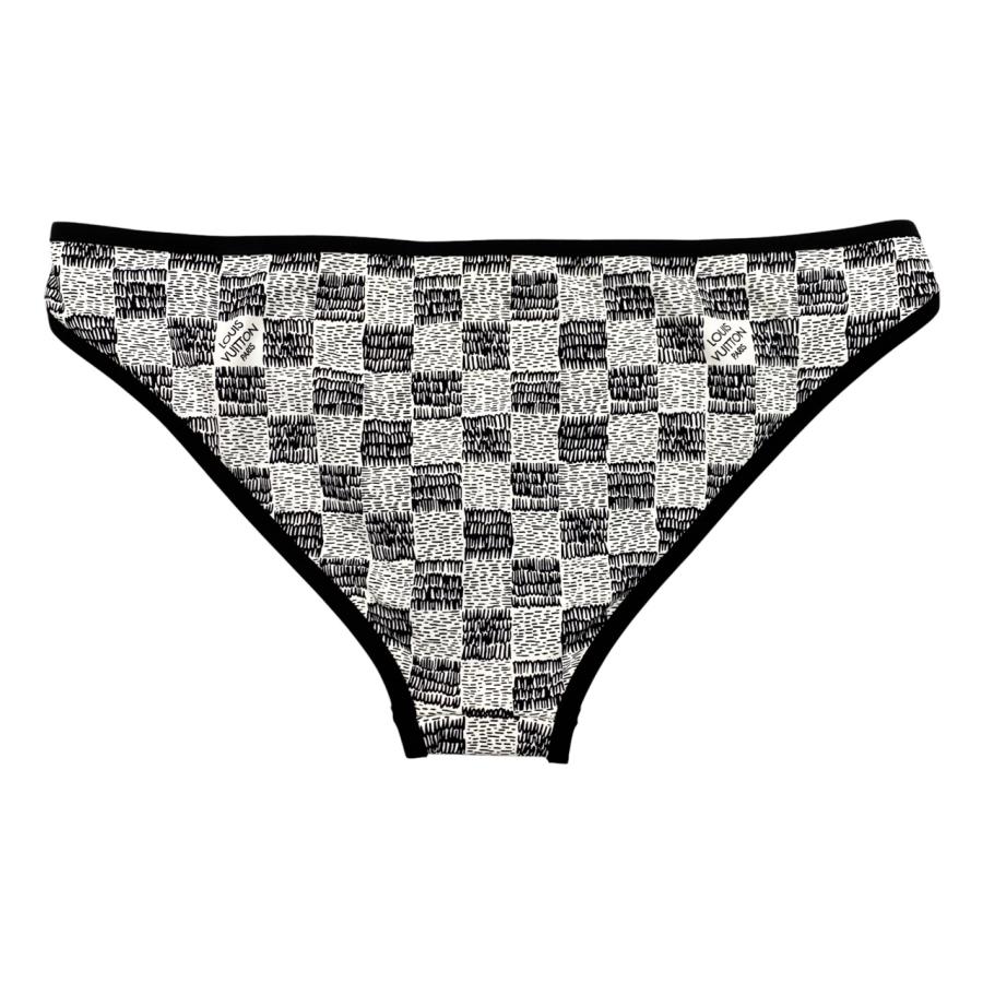 LOUIS VUITTON ルイヴィトン 水着 ダミエ総柄 スイムウェア