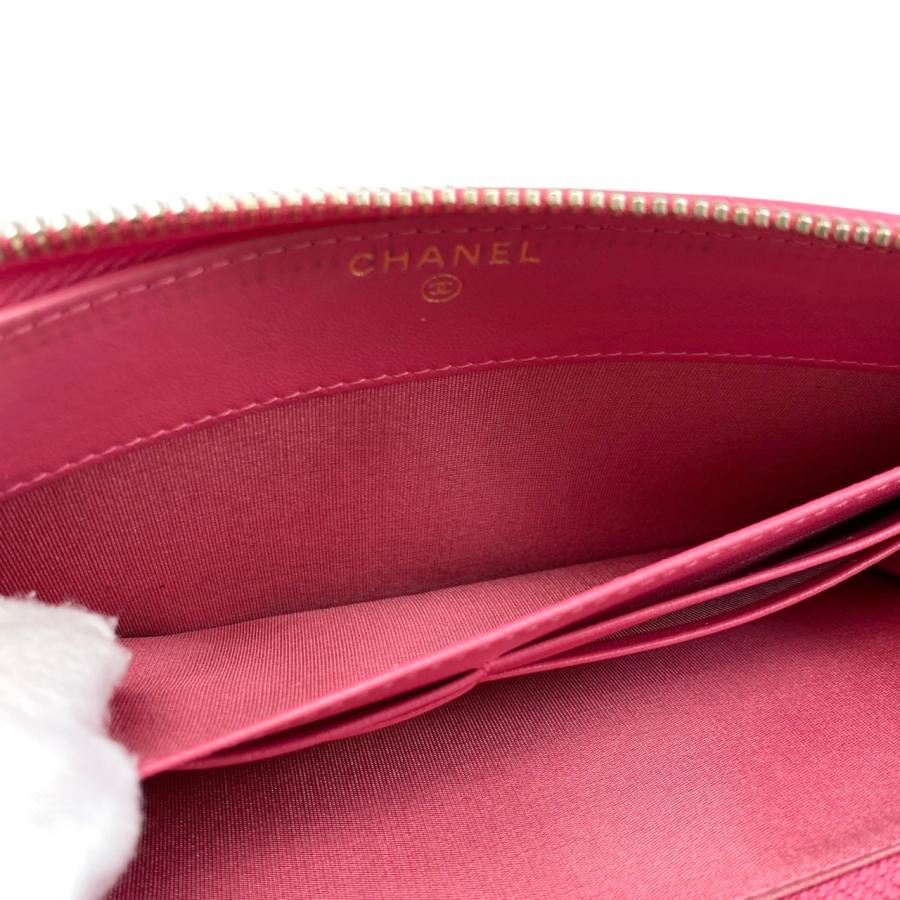 CHANEL シャネル 長財布 ロングジップ ラウンドウォレット