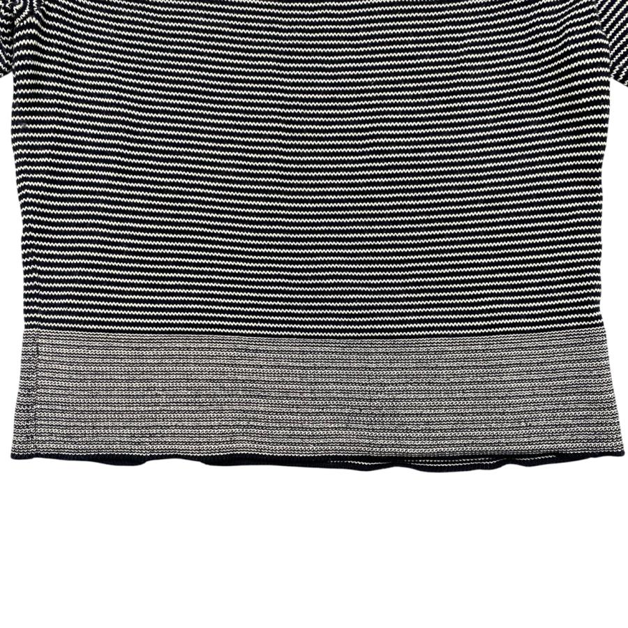 LOUIS VUITTON ルイヴィトン セーター ボーダー柄 五分袖ニット