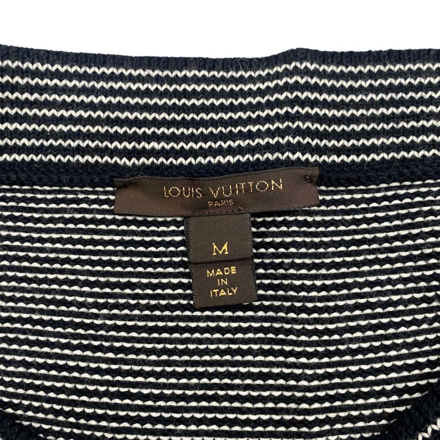 LOUIS VUITTON ルイヴィトン セーター ボーダー柄 五分袖ニット