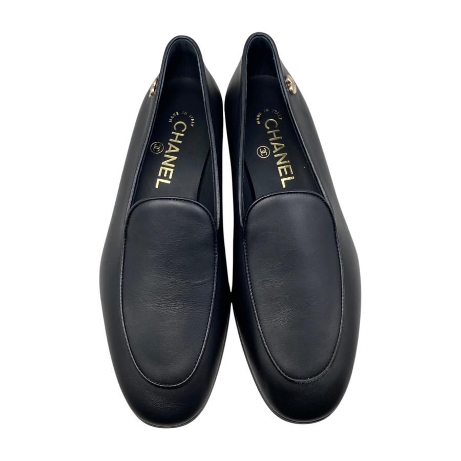 CHANEL シャネル ローファー ココマーク ハート モカシン G45626