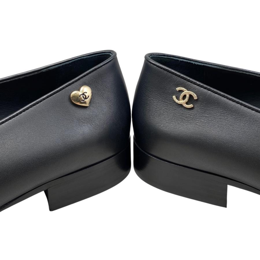 専用☆CHANEL ココマーク ハート ローファー CHANEL】シャネル モカシン ココマーク CCマーク ハート (CHANEL