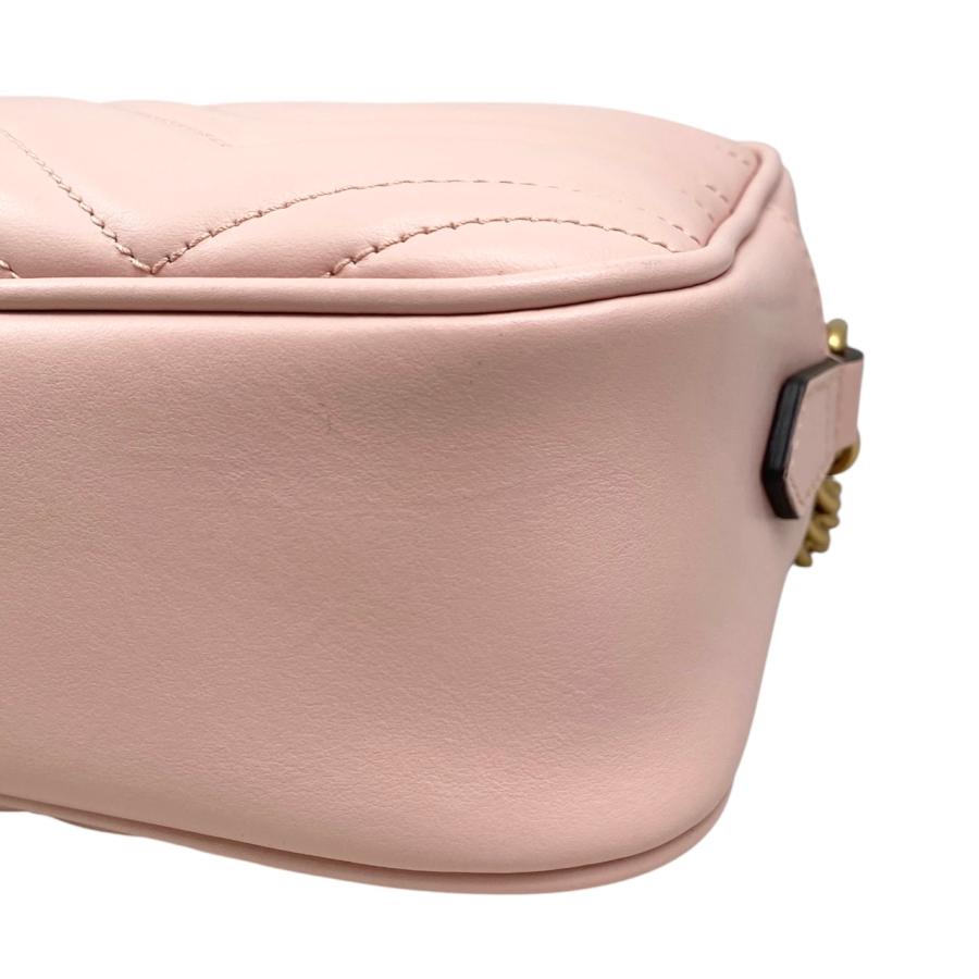 GUCCI GGマーモントミニショルダー ピンクベージュ 現行品　新品未使用 Amazon | [グッチ] ショルダーバッグ レディース GGマーモント