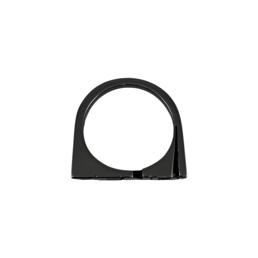 FENDI（フェンディ） リング ロゴ レタリング 7AJ272 Mサイズ ブラック