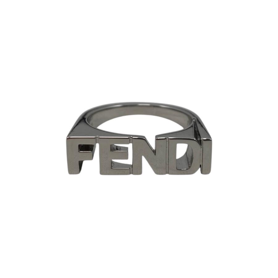 FENDI（フェンディ） リング ロゴ レタリング 7AJ272 Mサイズ シルバー