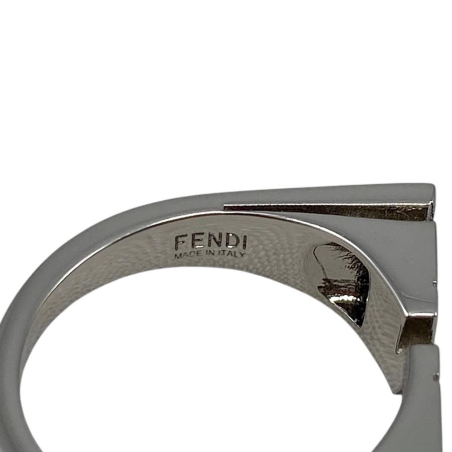 FENDI（フェンディ） リング ロゴ レタリング 7AJ272 Mサイズ シルバー