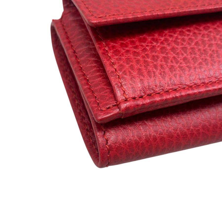 GUCCI グッチ 3つ折り財布 コンパクトウォレット 523277 レザー ダブル