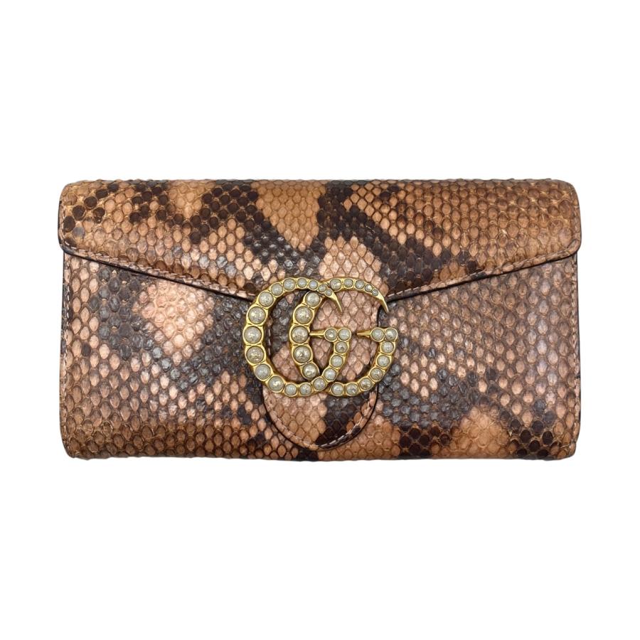 GUCCI グッチ 2つ折り長財布 コンチネンタルウォレット 400586